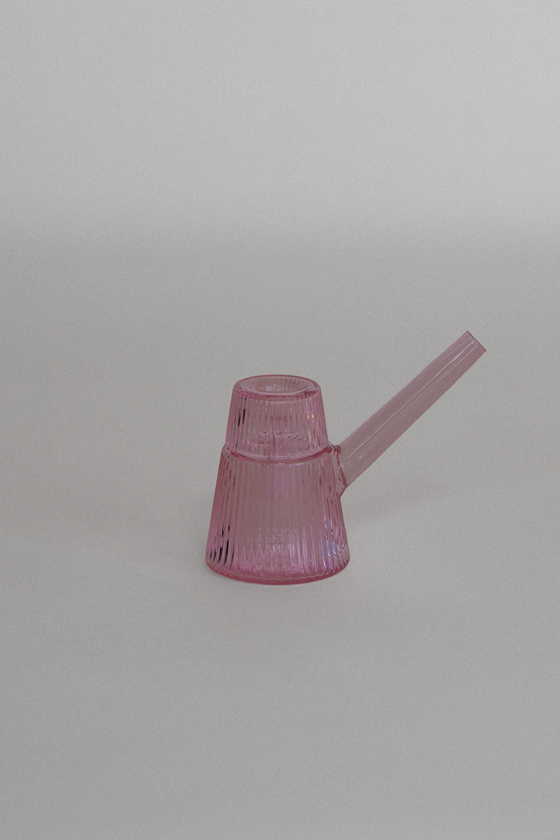 NWTN Home Deco Bubbler in Petal, fluted hand-blown glass