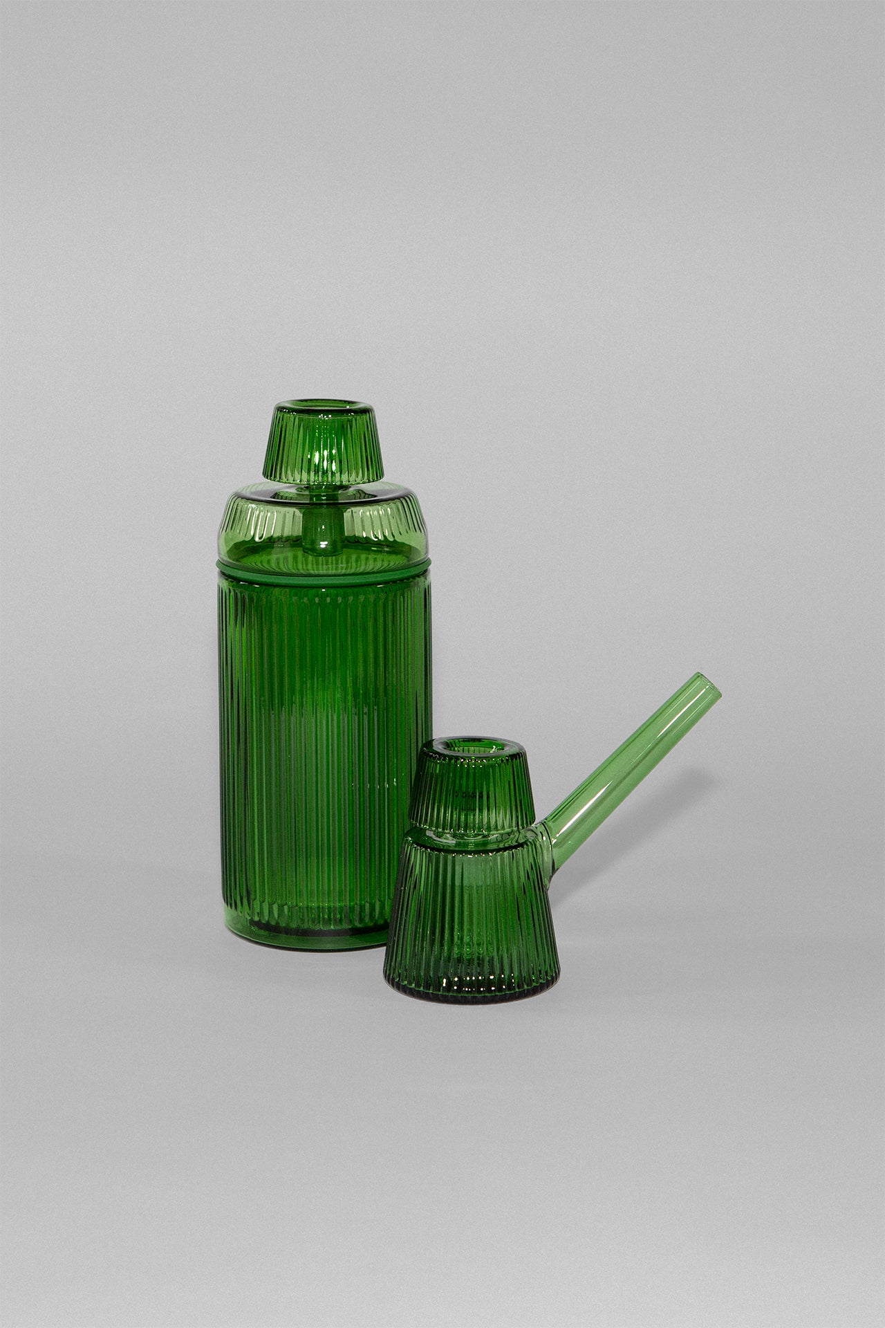 NWTN Home Deco Duo in Emerald — Gravity Pipe and Bubbler set