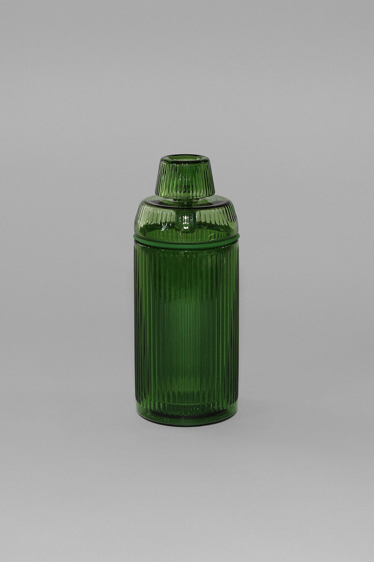 NWTN Home Deco Gravity Pipe in Emerald, hand-blown borosilicate glass
