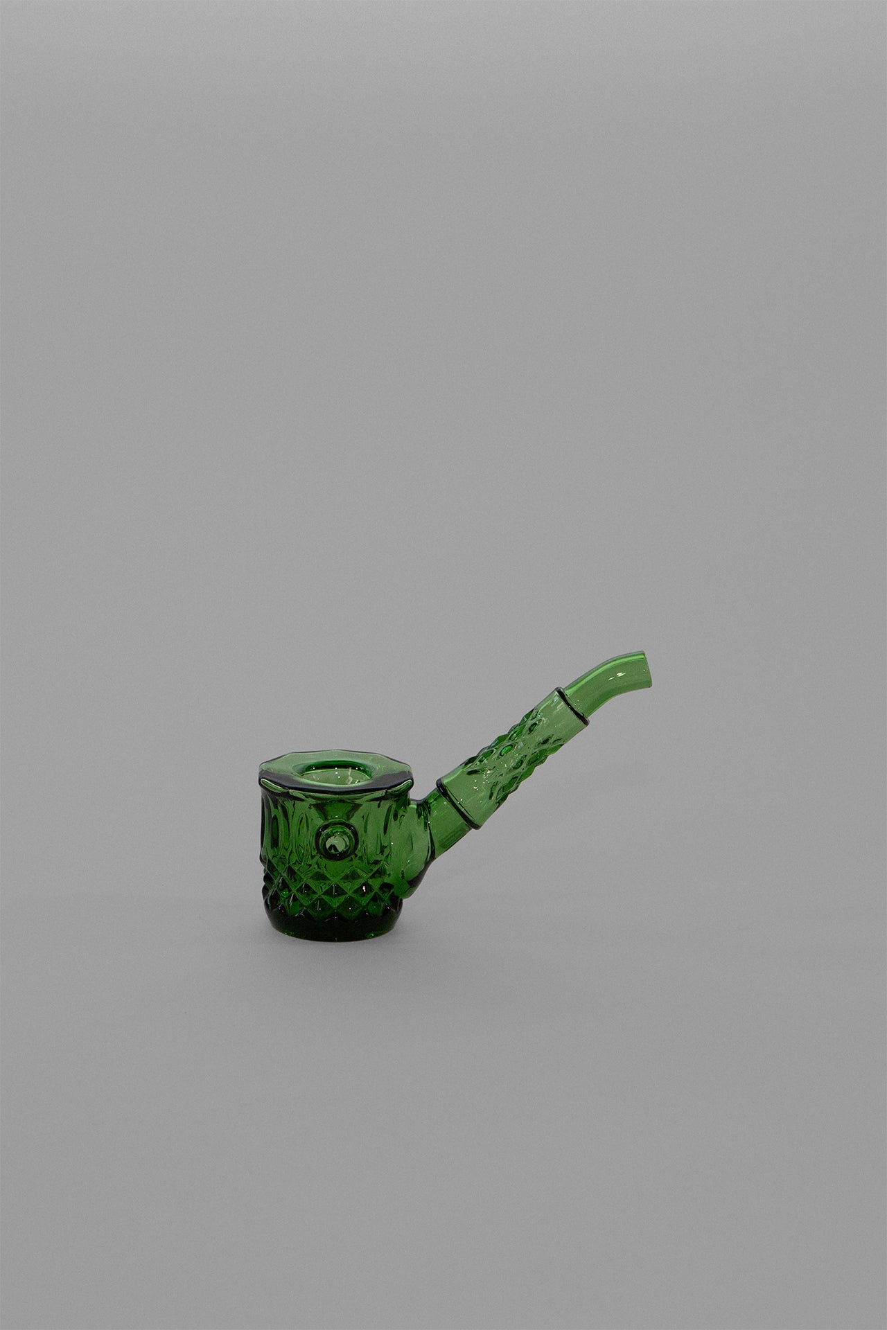NWTN Home Highball Hand Pipe in Emerald, hand-blown glass pipe