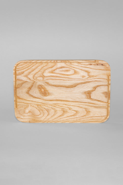 Ludist Rolling Tray in ash wood, oversized rolling surface