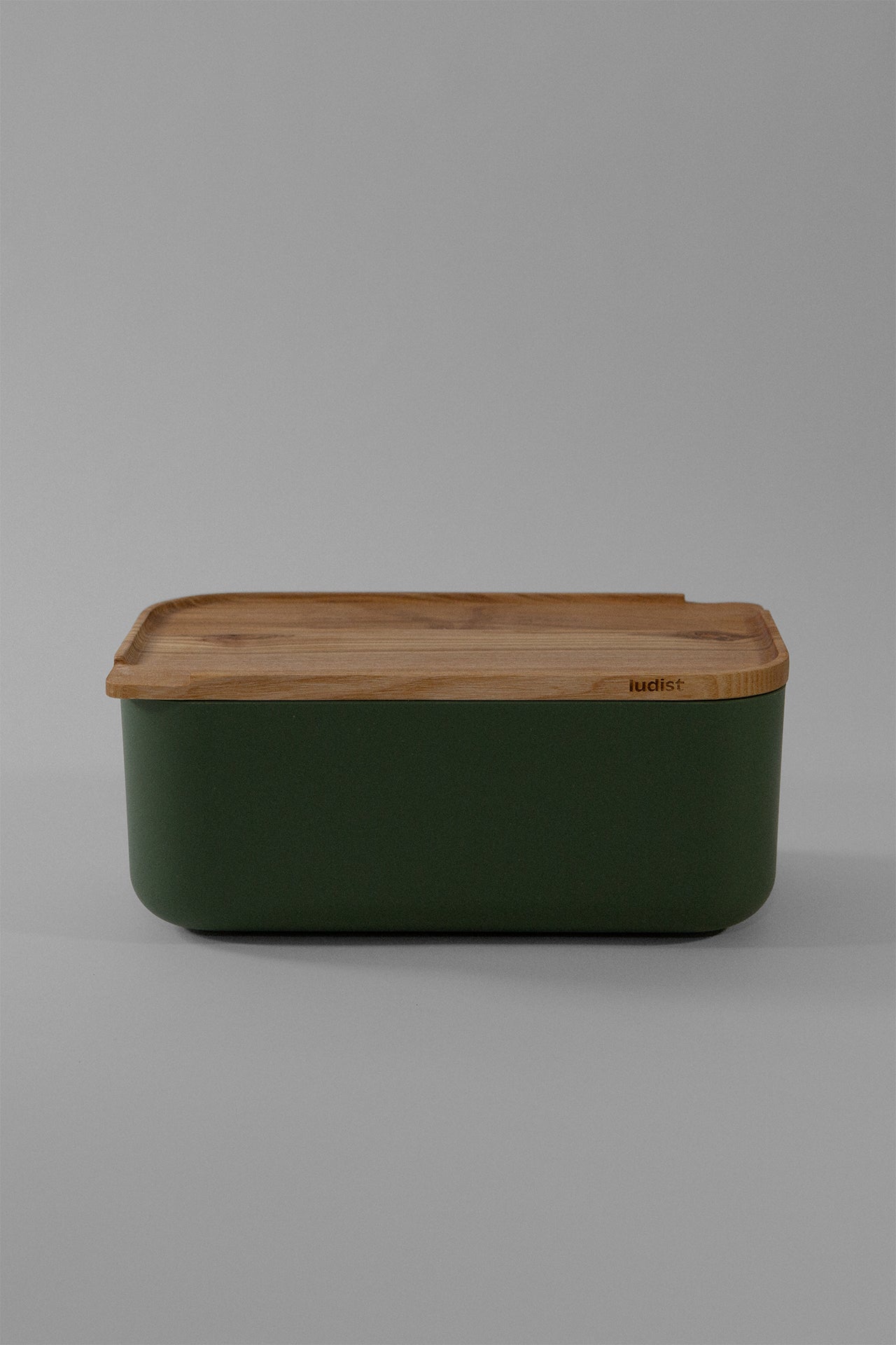 Ludist Stash Box in Jungle green, airtight wooden stash box