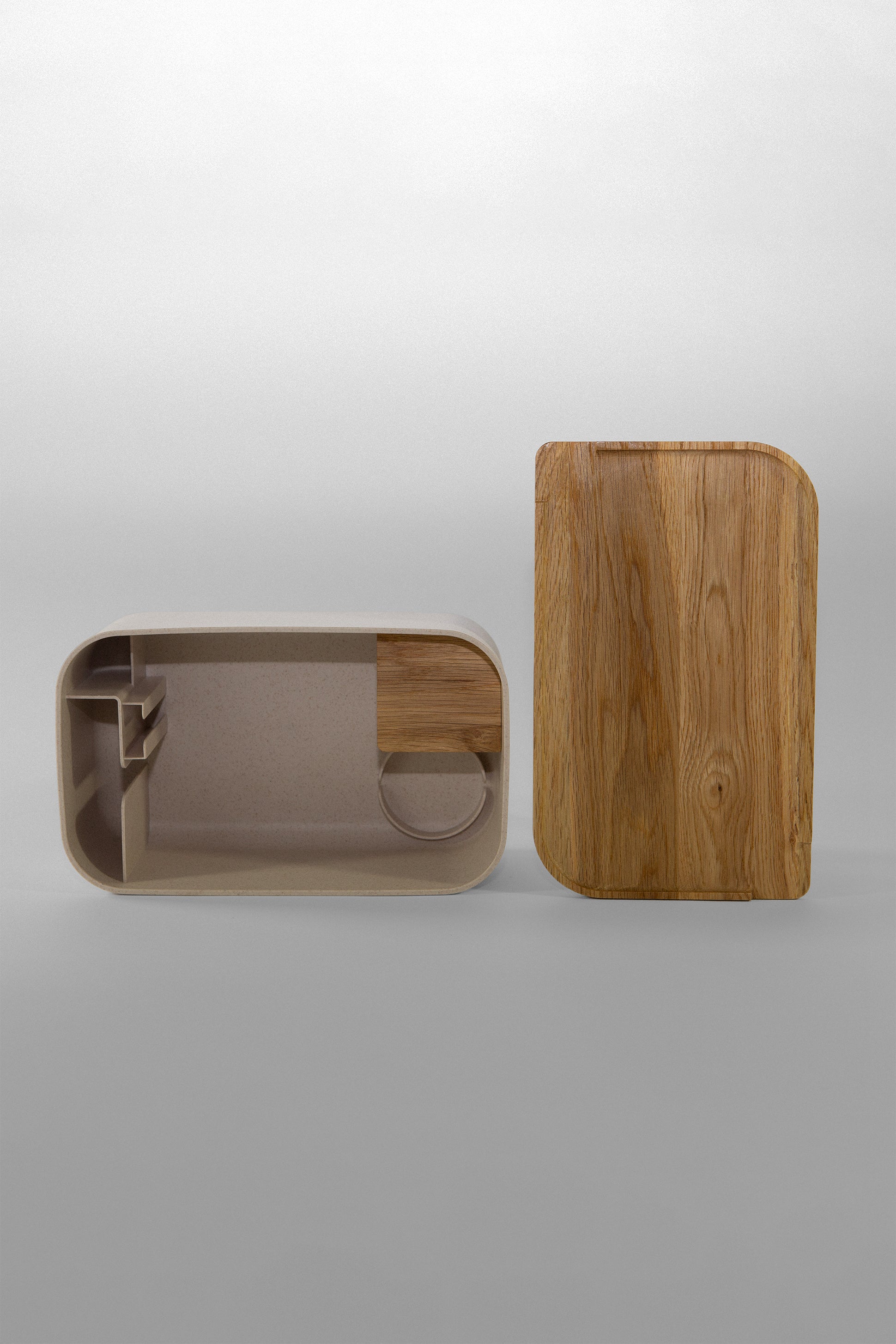 Ludist Stash Box in Oat — alternate view